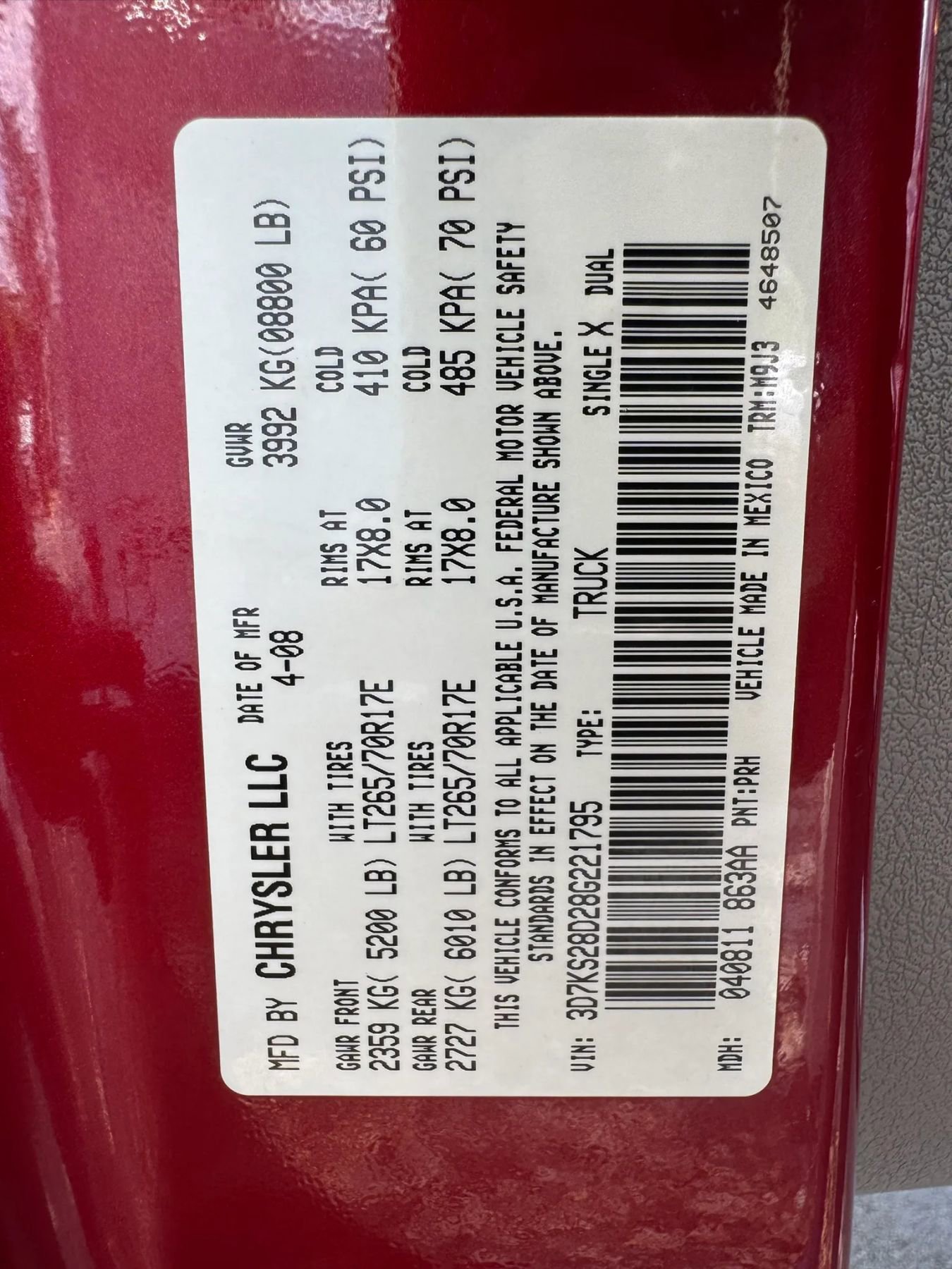 Used 2008 Dodge Ram 2500 Truck SLT w/ Popular Equipment Group image 22