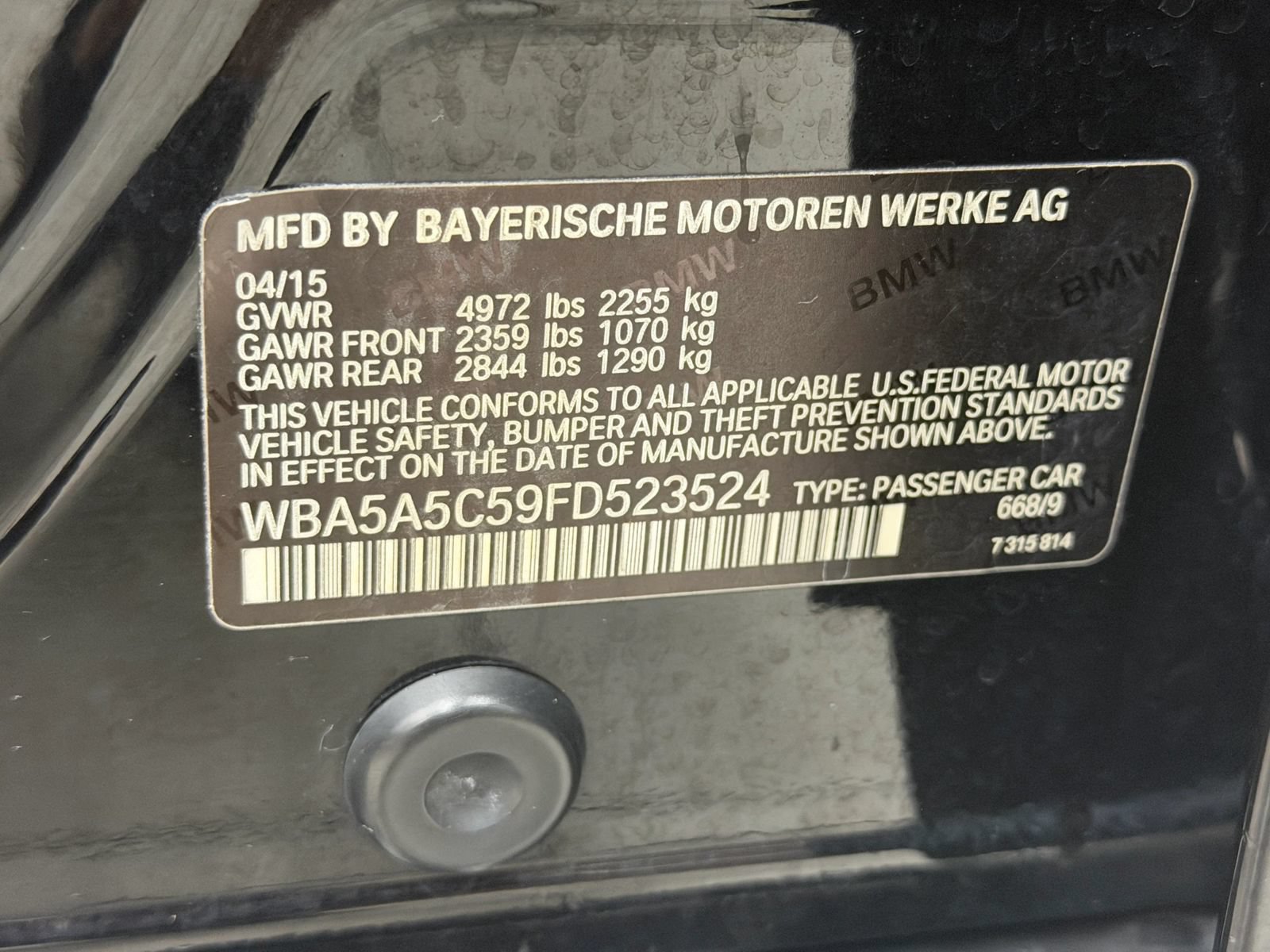 Used 2015 BMW 528i Sedan RWD image 37