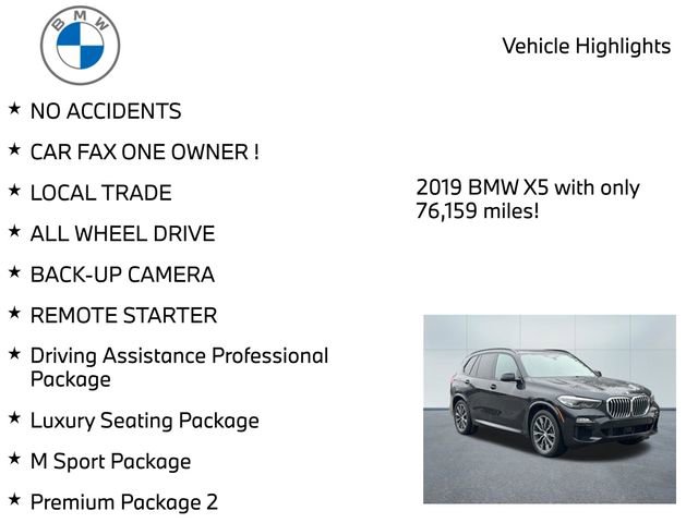Used 2019 BMW X5 xDrive50i w/ M Sport Package image 9