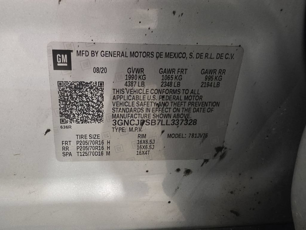 Used 2020 Chevrolet Trax LT w/ LT Convenience Package AWD/4WD image 25