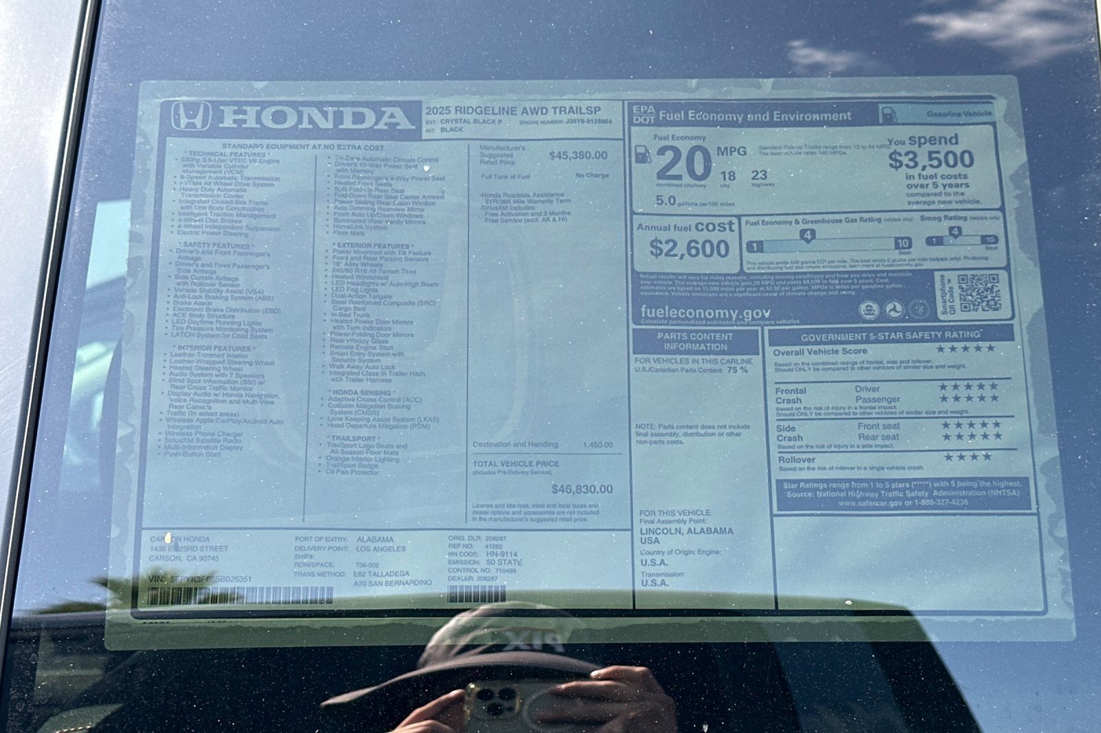 New 2025 Honda Ridgeline TrailSport image 34