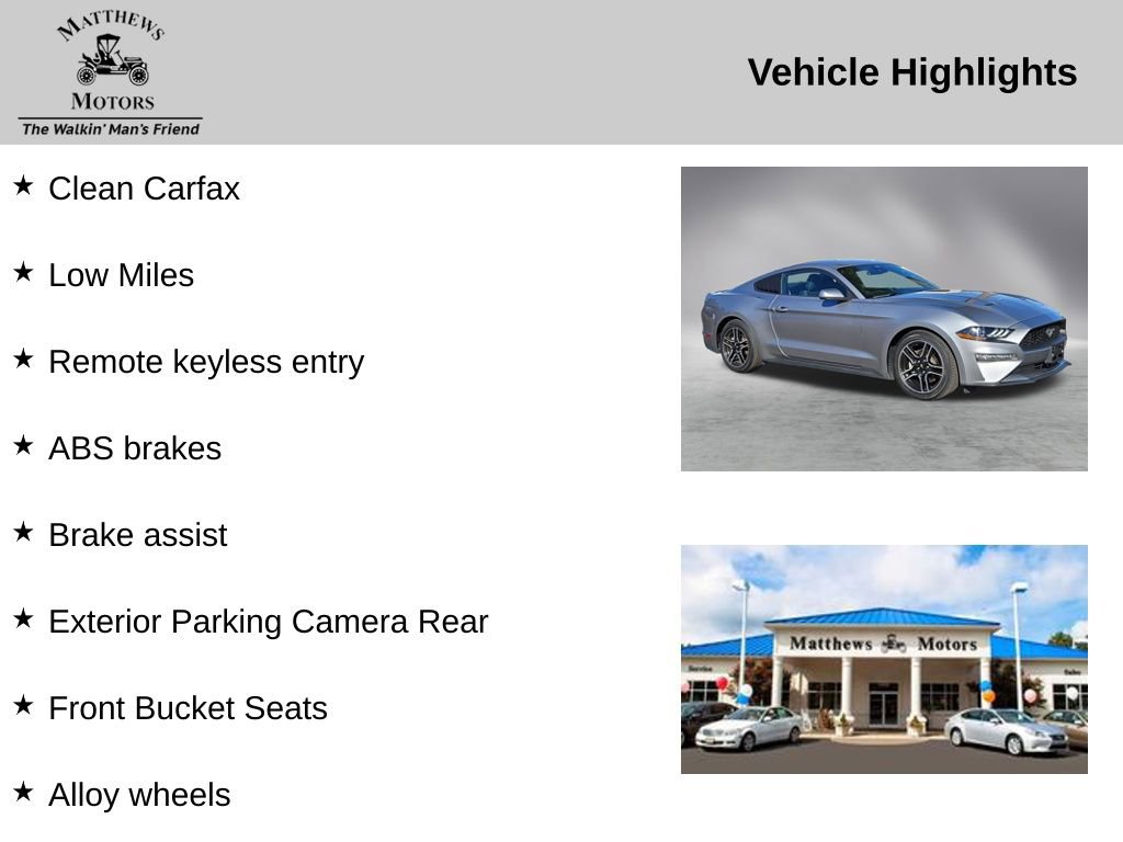 Used 2022 Ford Mustang EcoBoost w/ Equipment Group 101A image 14