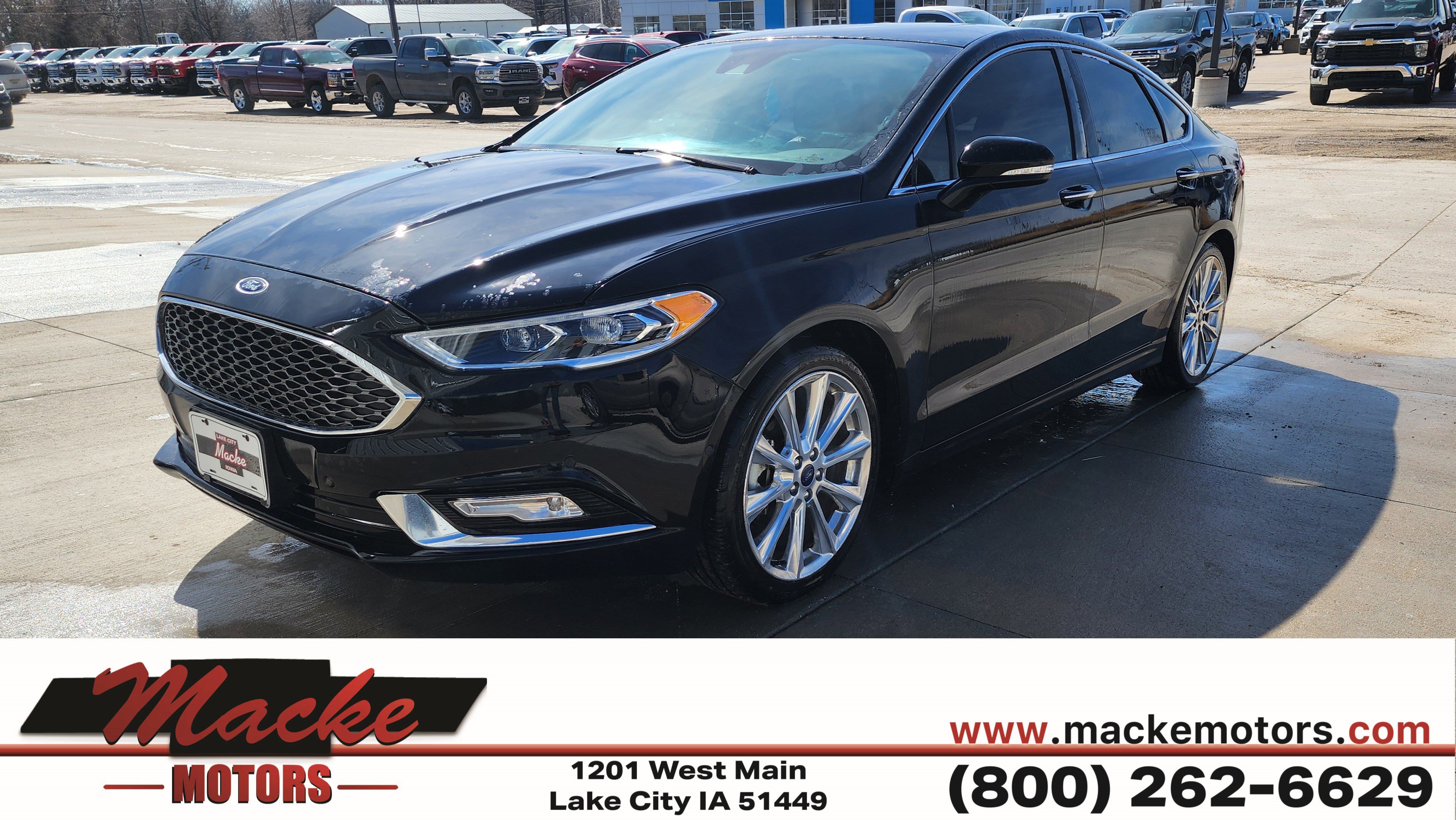 Used 2018 Ford Fusion Platinum image 1