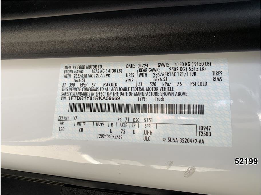 Used 2024 Ford Transit 250 Low Roof w/ Exterior Upgrade Package image 19