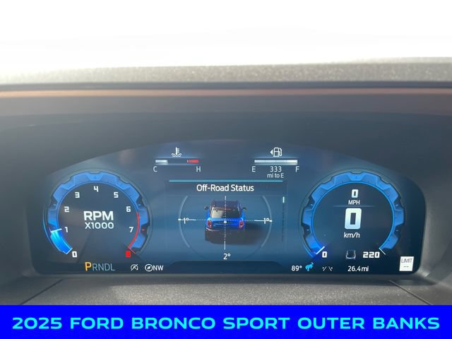 New 2025 Ford Bronco Sport Outer Banks w/ Sasquatch Outer Banks Package AWD/4WD image 2