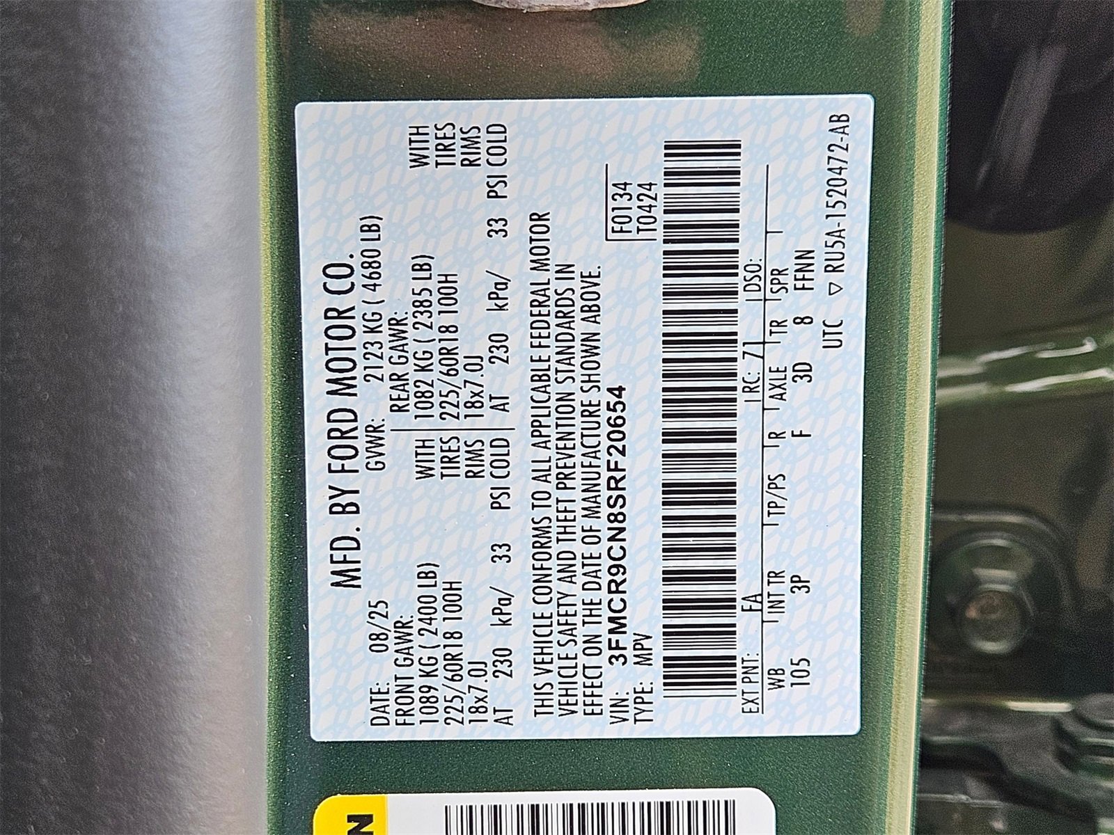 New 2025 Ford Bronco Sport Outer Banks w/ Outer Banks Tech Package+ image 23