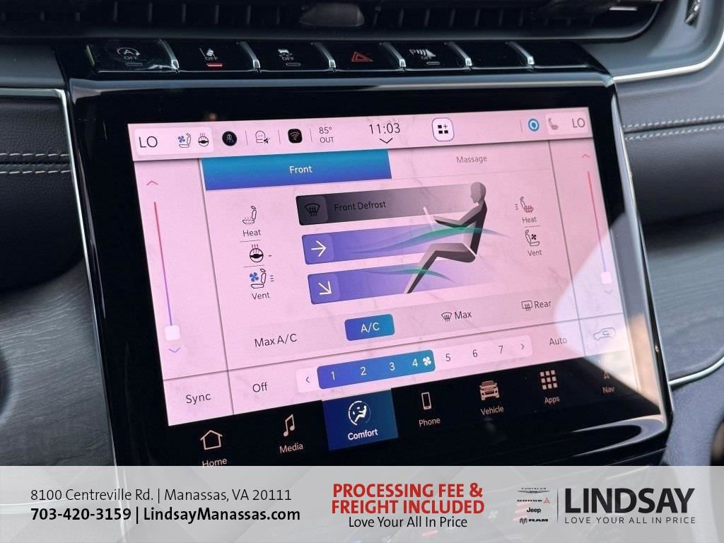 New 2025 Jeep Grand Cherokee Overland w/ Adv Protech Group III AWD/4WD image 33