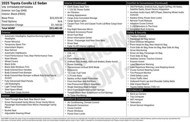Used 2025 Toyota Corolla LE image 19