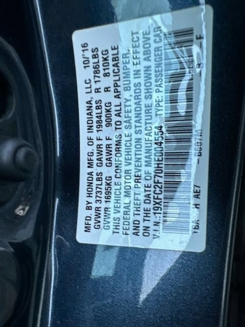 Used 2017 Honda Civic EX image 25