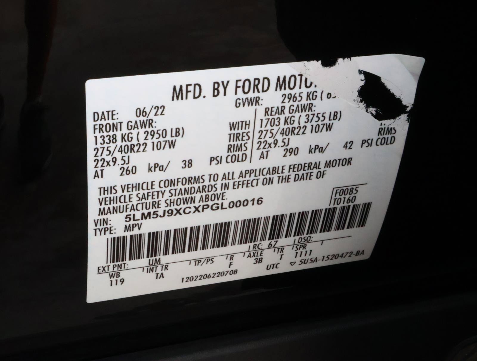 Used 2023 Lincoln Aviator Black Label w/ Jet Package AWD/4WD image 23