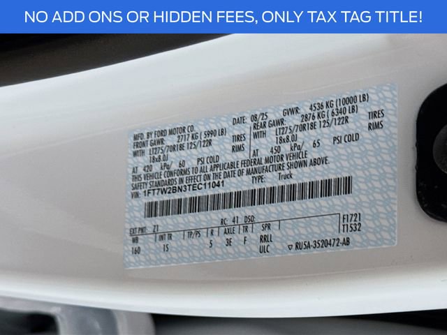 New 2026 Ford F250 XL w/ STX Appearance Package image 29