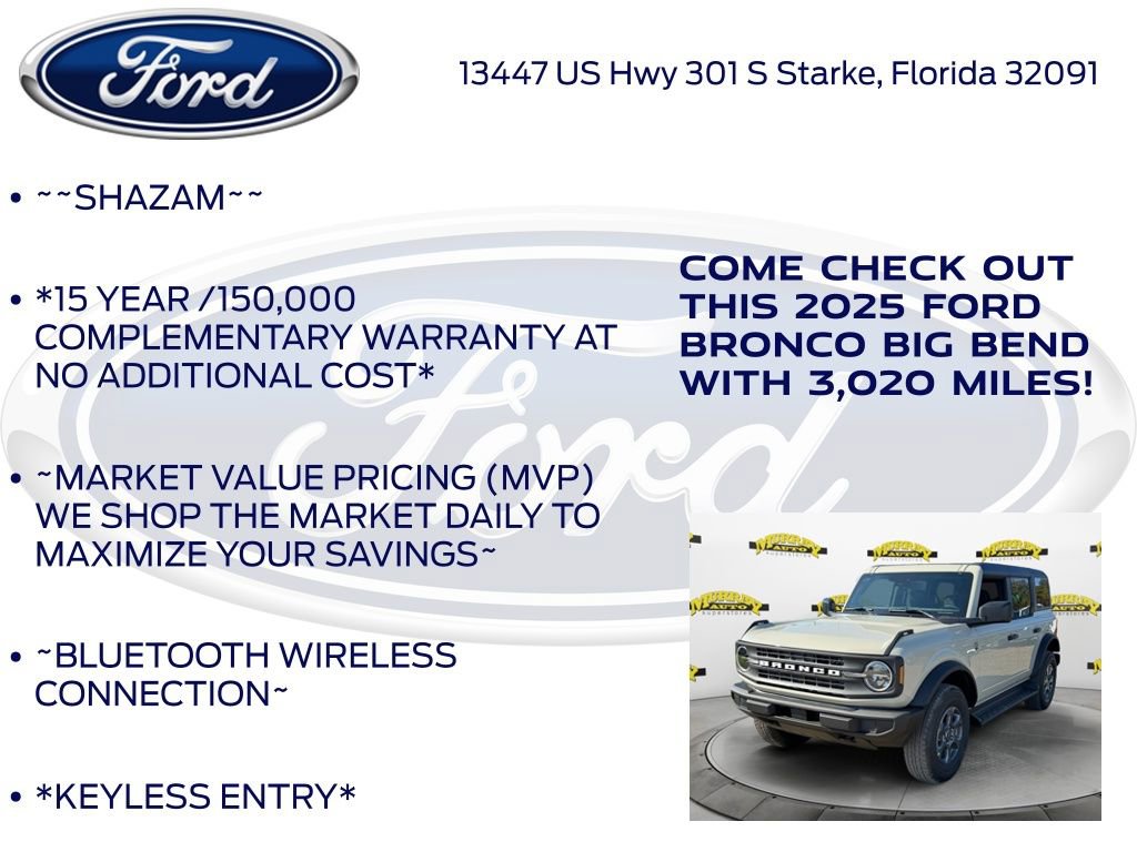 New 2025 Ford Bronco Big Bend AWD/4WD image 5