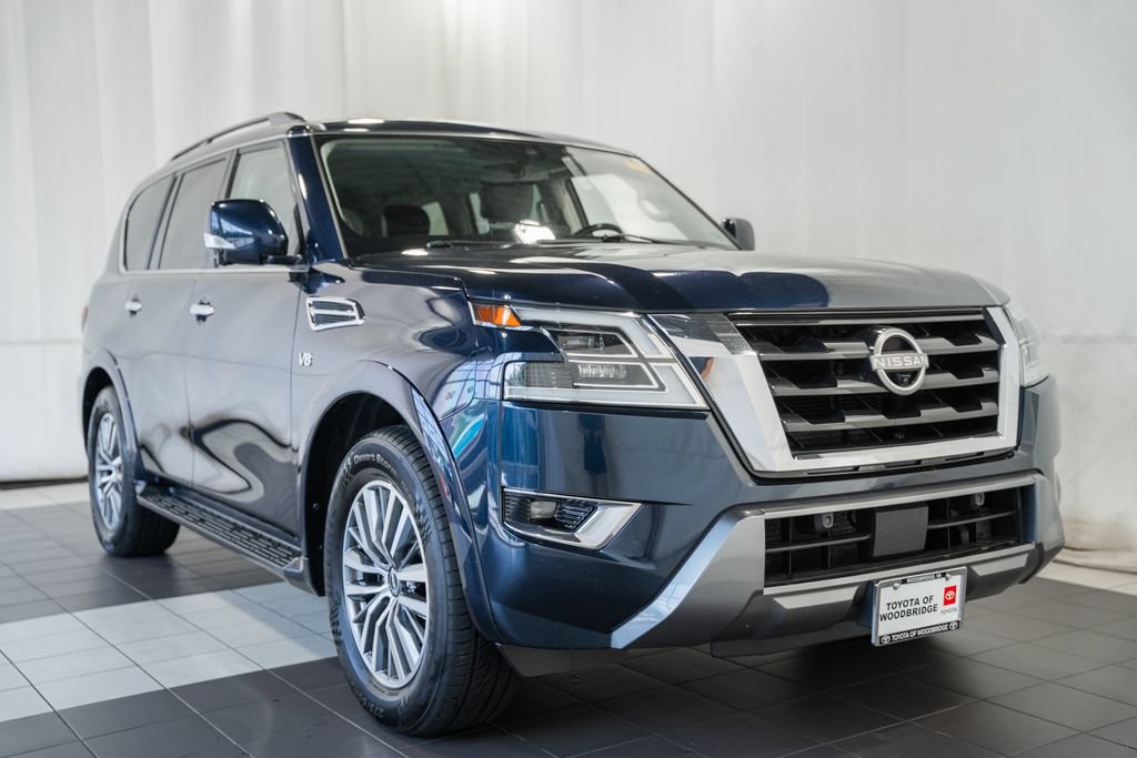 Used 2021 Nissan Armada SL w/ Captain's Chairs Package AWD/4WD image 1