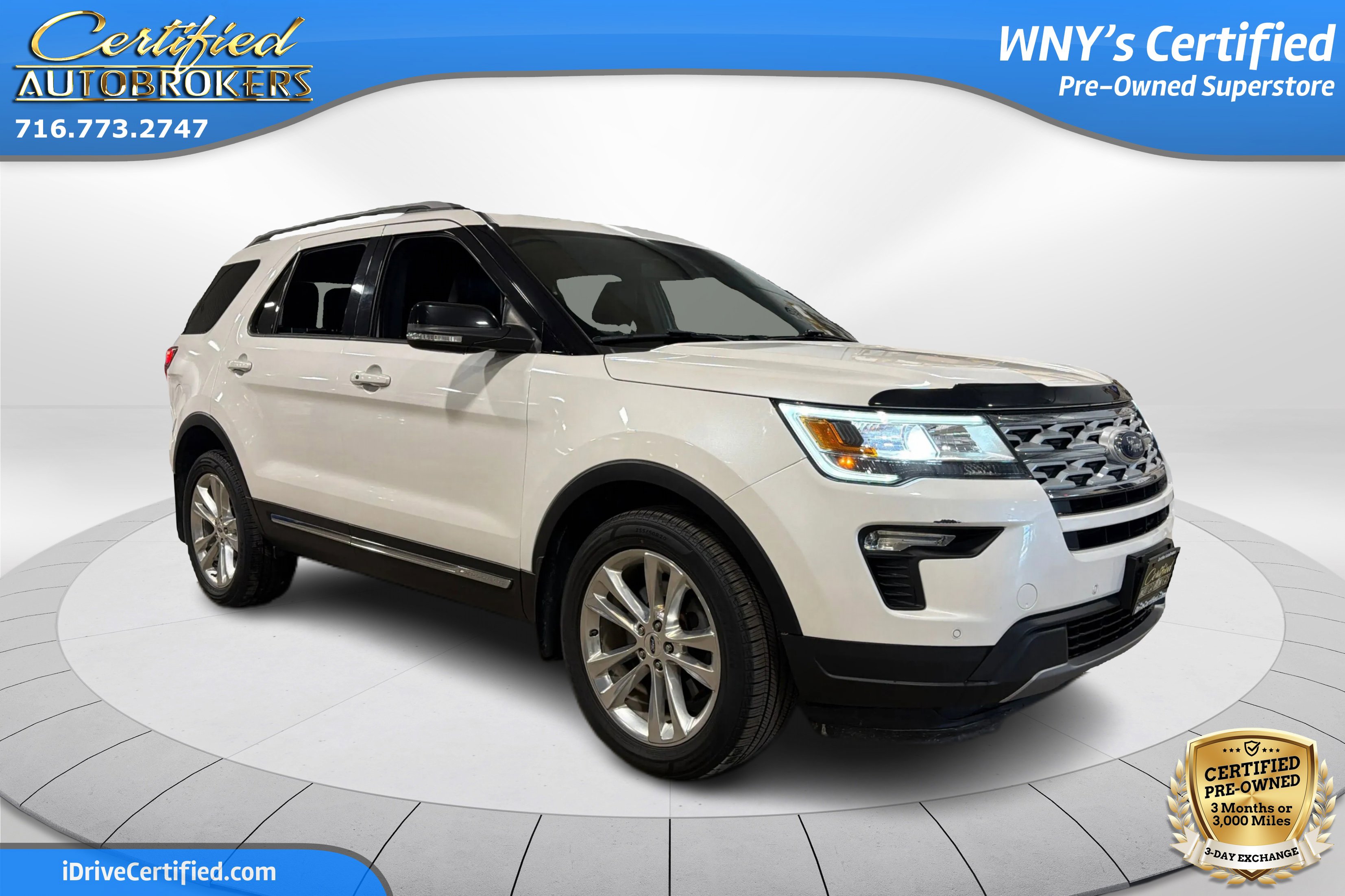 Used 2018 Ford Explorer XLT w/ Equipment Group 202A AWD/4WD image 3