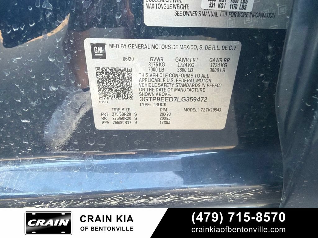 Used 2020 GMC Sierra 1500 AT4 w/ AT4 Premium Package AWD/4WD image 18