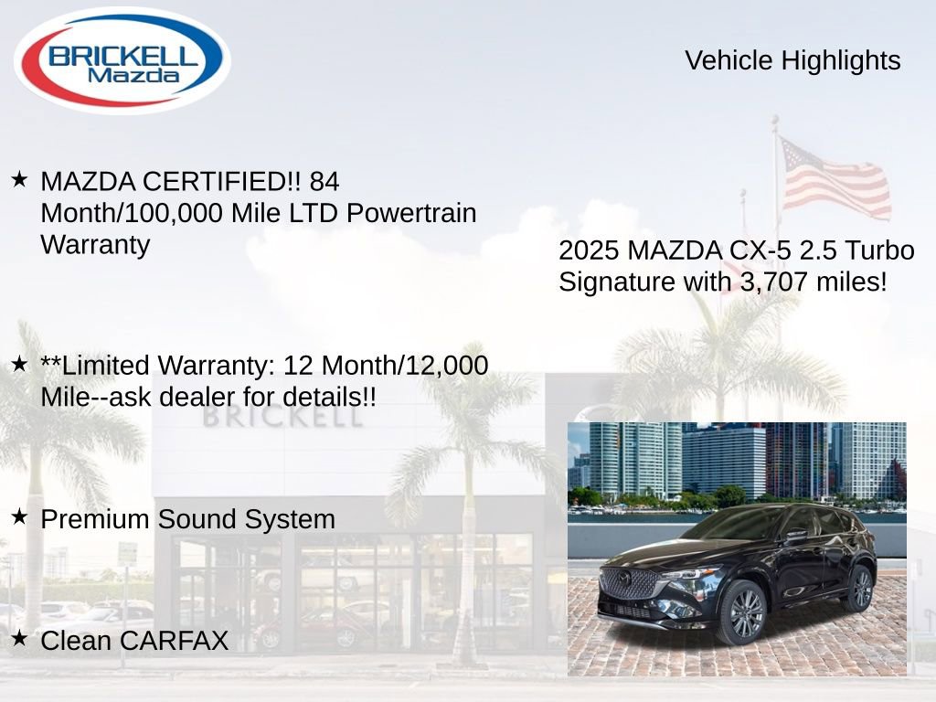 Used 2025 MAZDA CX-5 Signature image 16