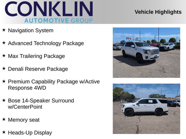 Used 2023 GMC Yukon Denali w/ Denali Reserve Package AWD/4WD image 2