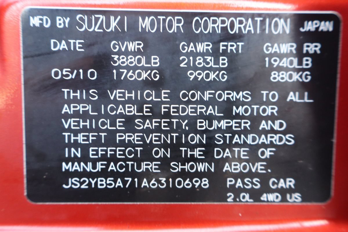 Used 2010 Suzuki SX4 Touring AWD/4WD image 45