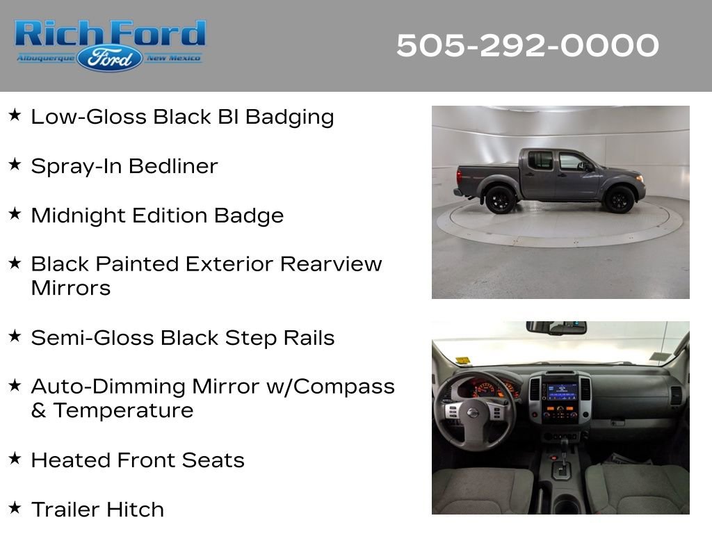 Used 2021 Nissan Frontier SV w/ Midnight Edition Floor Mats image 33