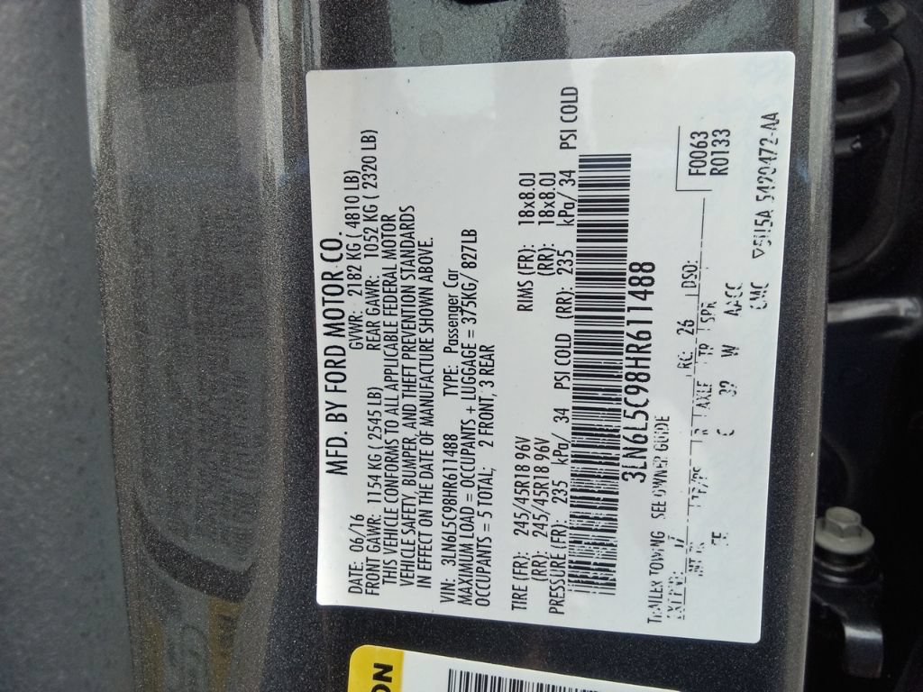 Used 2017 Lincoln MKZ Select w/ Select Plus Package FWD image 20