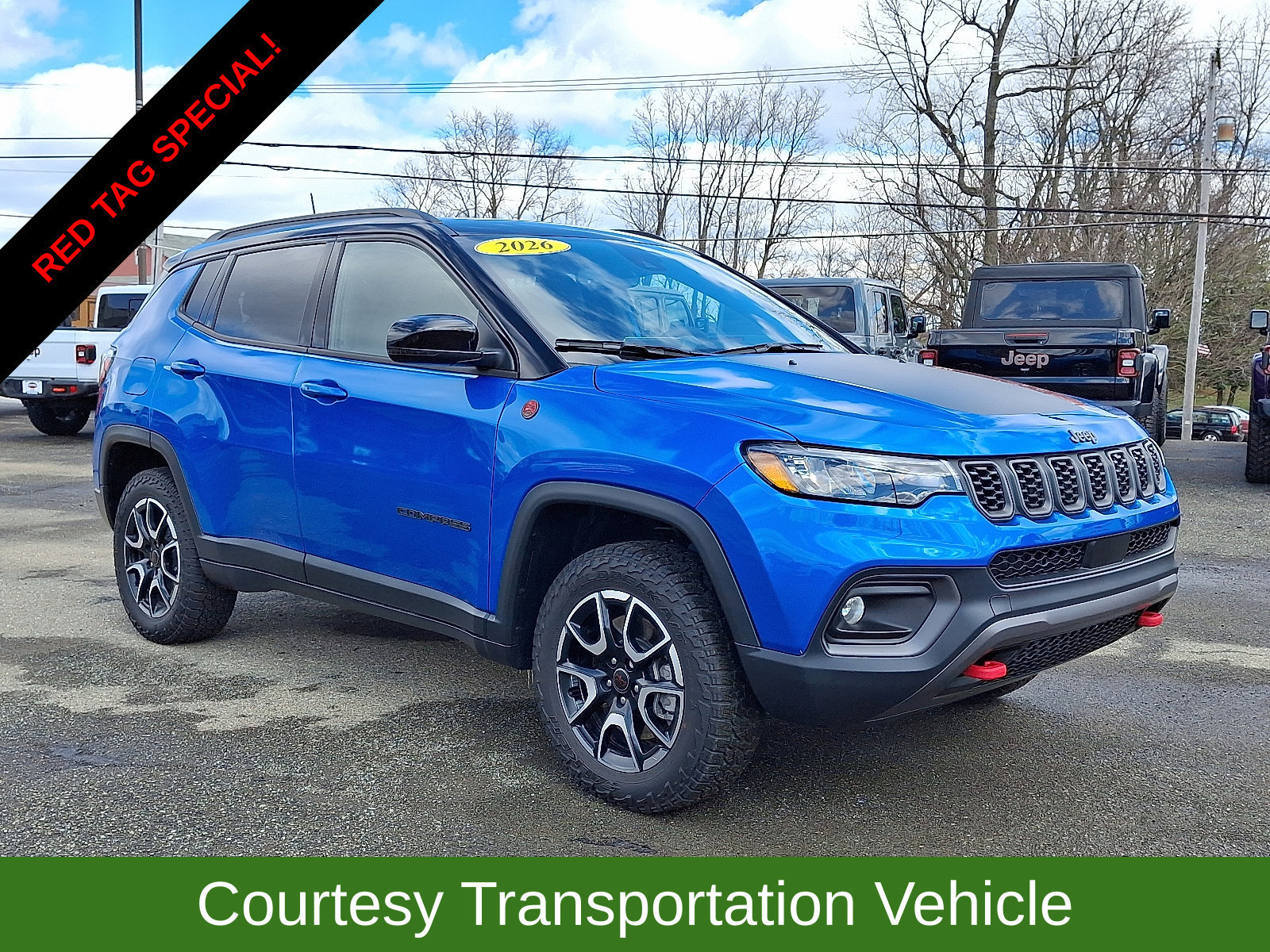 New 2026 Jeep Compass Trailhawk w/ Sun, Sound & Navigation Group