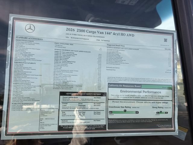 New 2026 Mercedes-Benz Sprinter 2500 image 5