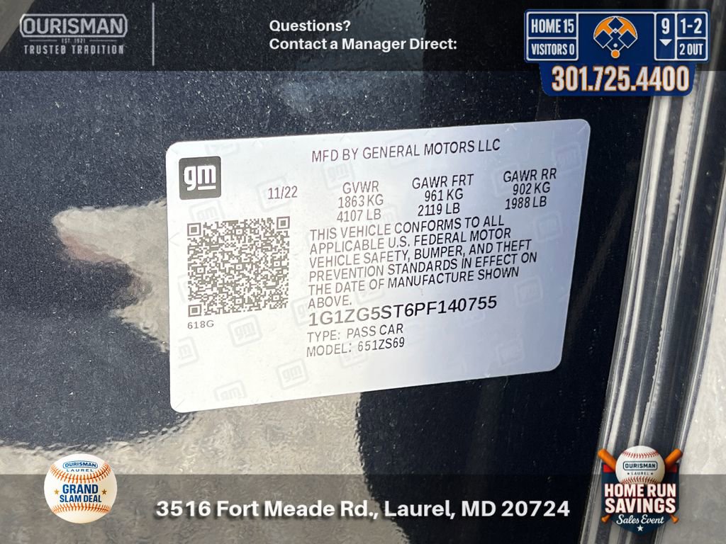 Used 2023 Chevrolet Malibu RS FWD image 27