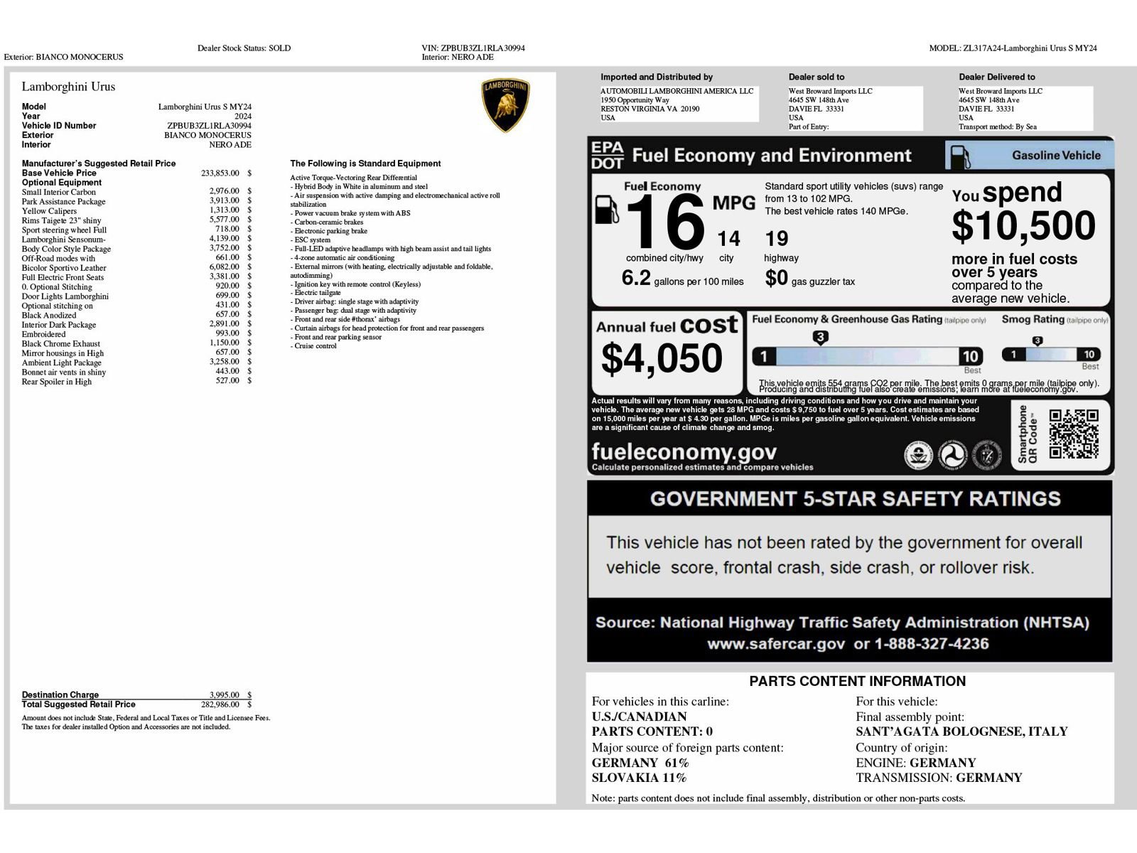 Used 2024 Lamborghini Urus S image 30