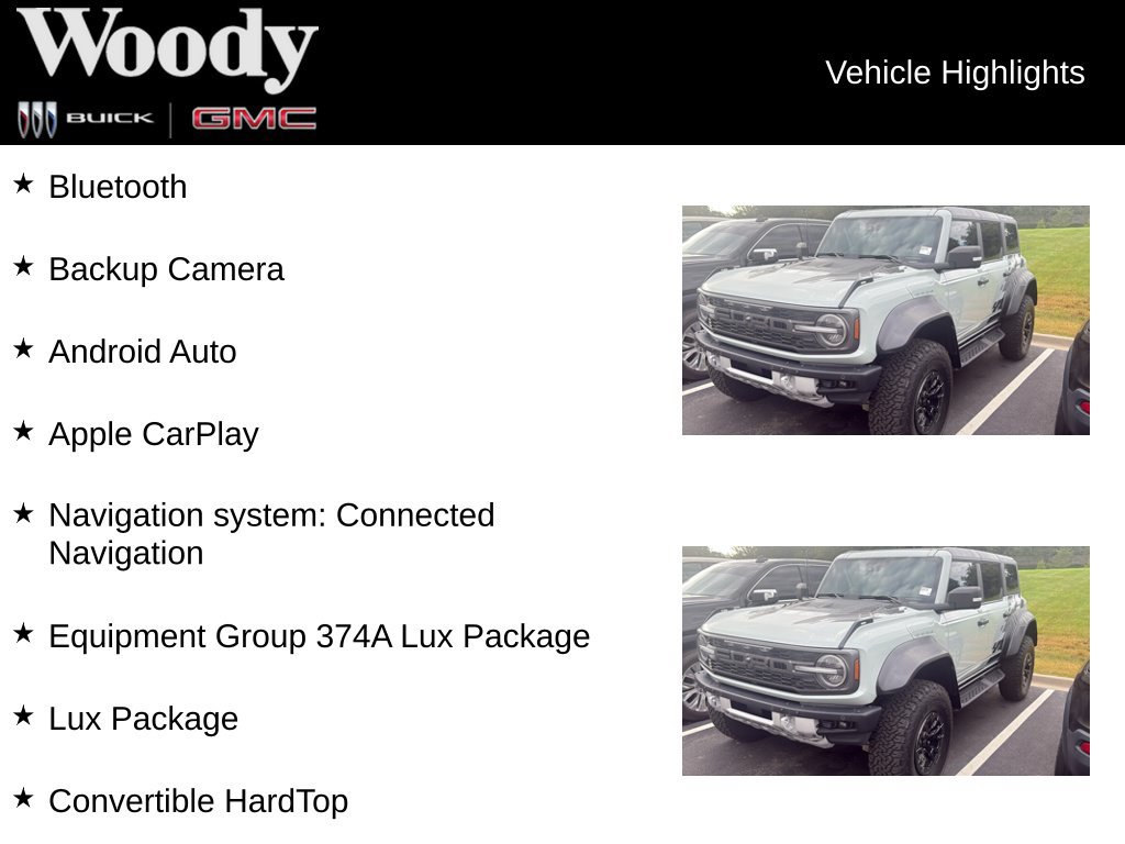 Used 2023 Ford Bronco Raptor AWD/4WD image 3