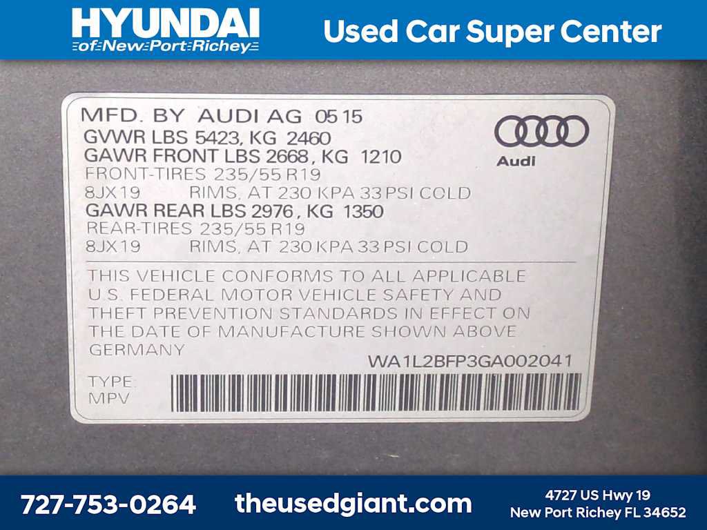 Used 2016 Audi Q5 2.0T Premium Plus AWD/4WD image 32