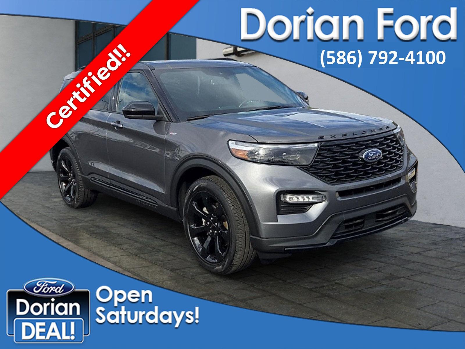 Certified 2023 Ford Explorer ST-Line