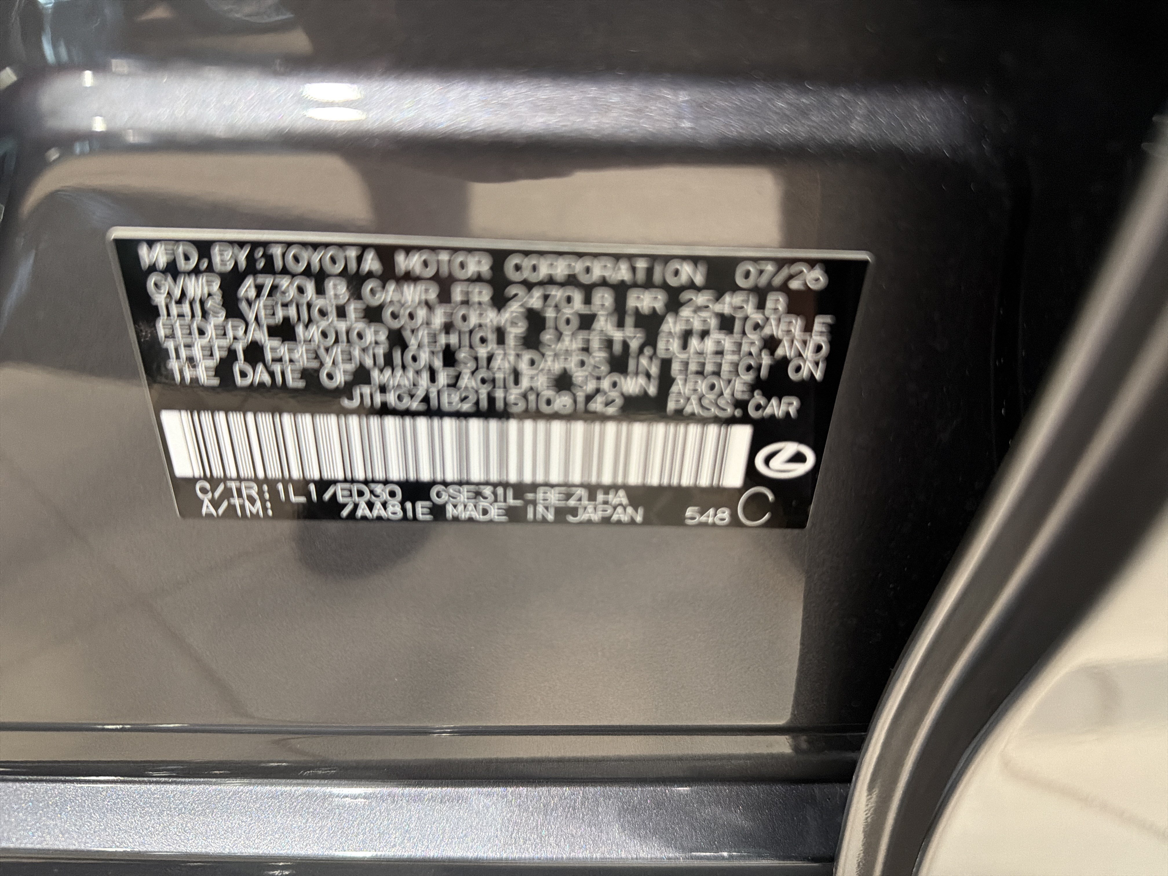 New 2026 Lexus IS 350 F Sport w/ Technology Package RWD image 20