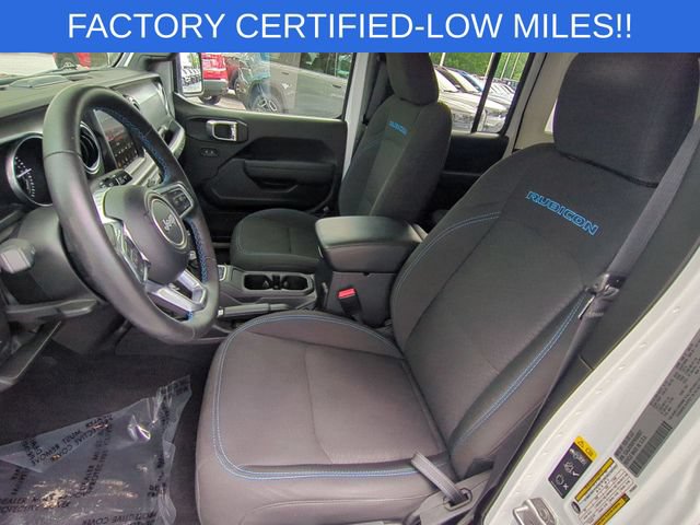 Certified 2023 Jeep Wrangler Unlimited Rubicon 4xe w/ Cold Weather Group AWD/4WD image 14