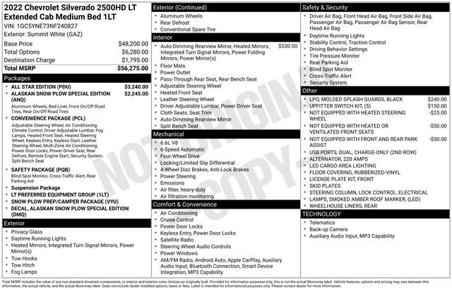Used 2022 Chevrolet Silverado 2500 LT w/ All Star Edition AWD/4WD image 6