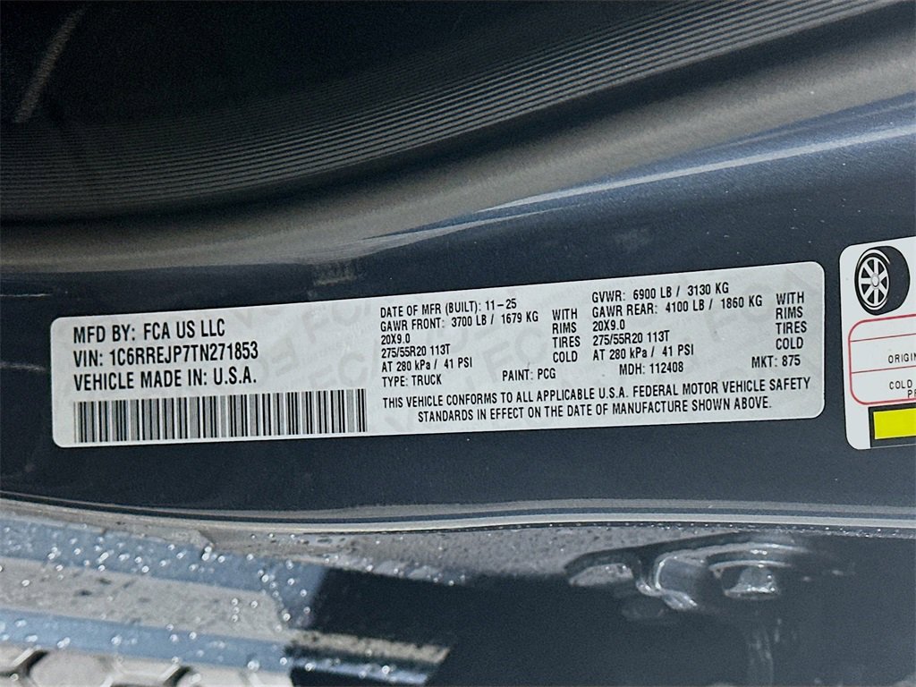 New 2026 RAM 1500 Laramie w/ Sport Appearance Package image 19