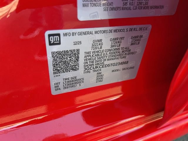 New 2026 Chevrolet Silverado 1500 Custom Trail Boss image 36