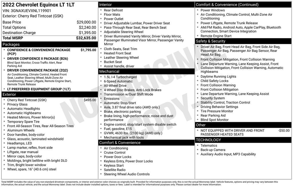 Used 2022 Chevrolet Equinox LT image 4