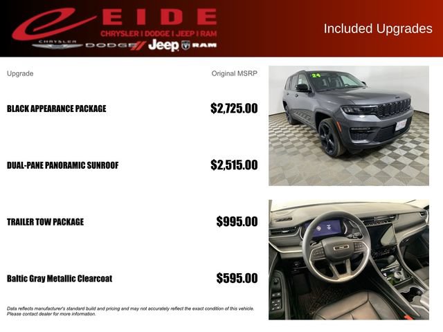 Used 2024 Jeep Grand Cherokee Limited w/ Black Appearance Package AWD/4WD image 13