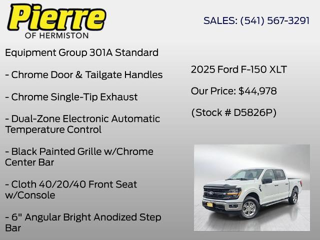 Certified 2025 Ford F150 XLT w/ Equipment Group 301A Standard image 7