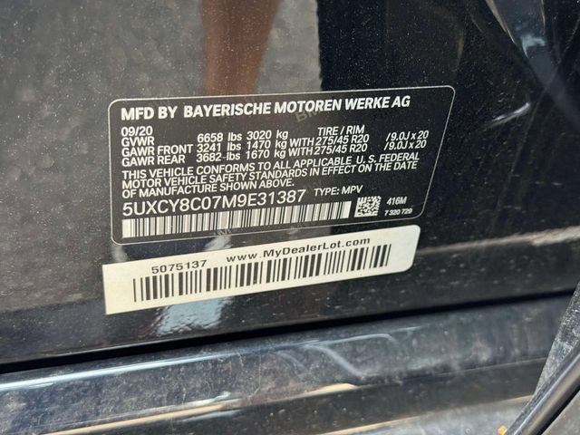 Used 2021 BMW X6 M50i w/ Executive Package AWD/4WD image 24