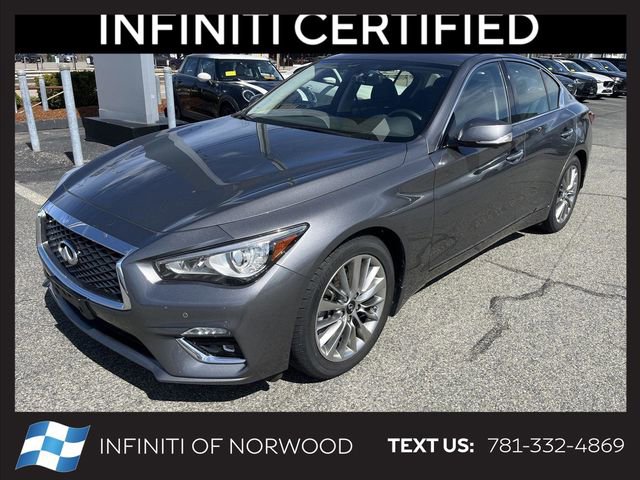 Certified 2023 INFINITI Q50 Luxe w/ Cargo Package