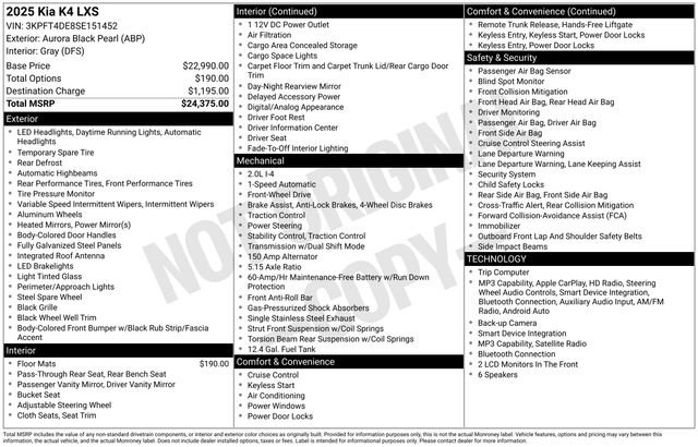 Used 2025 Kia K4 FWD image 5