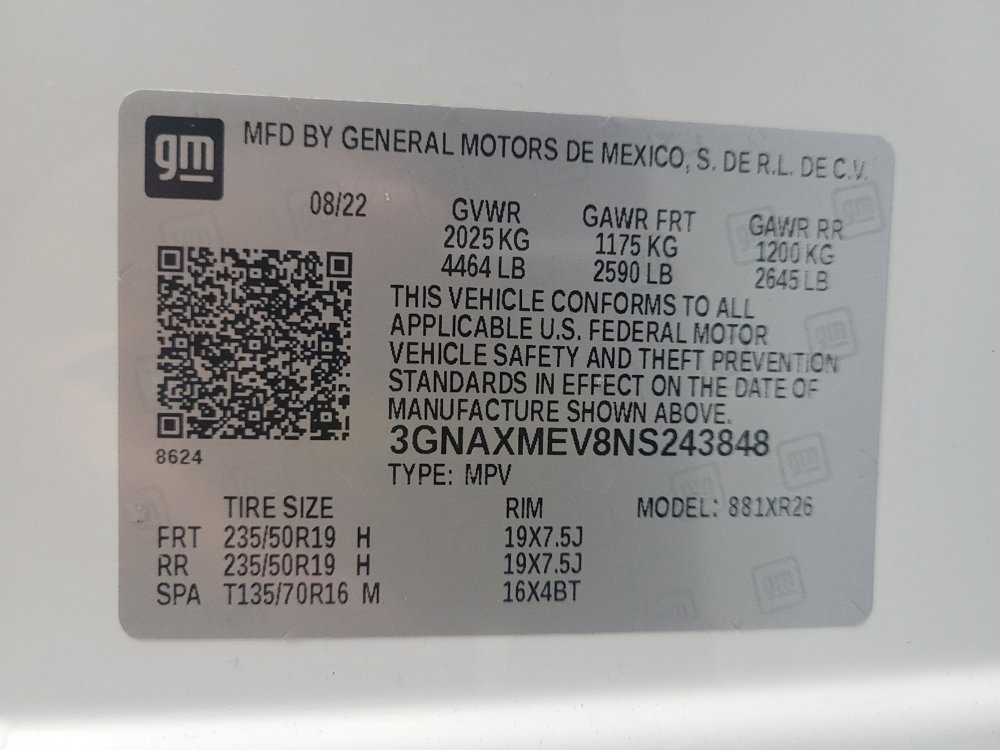 Used 2022 Chevrolet Equinox RS image 33