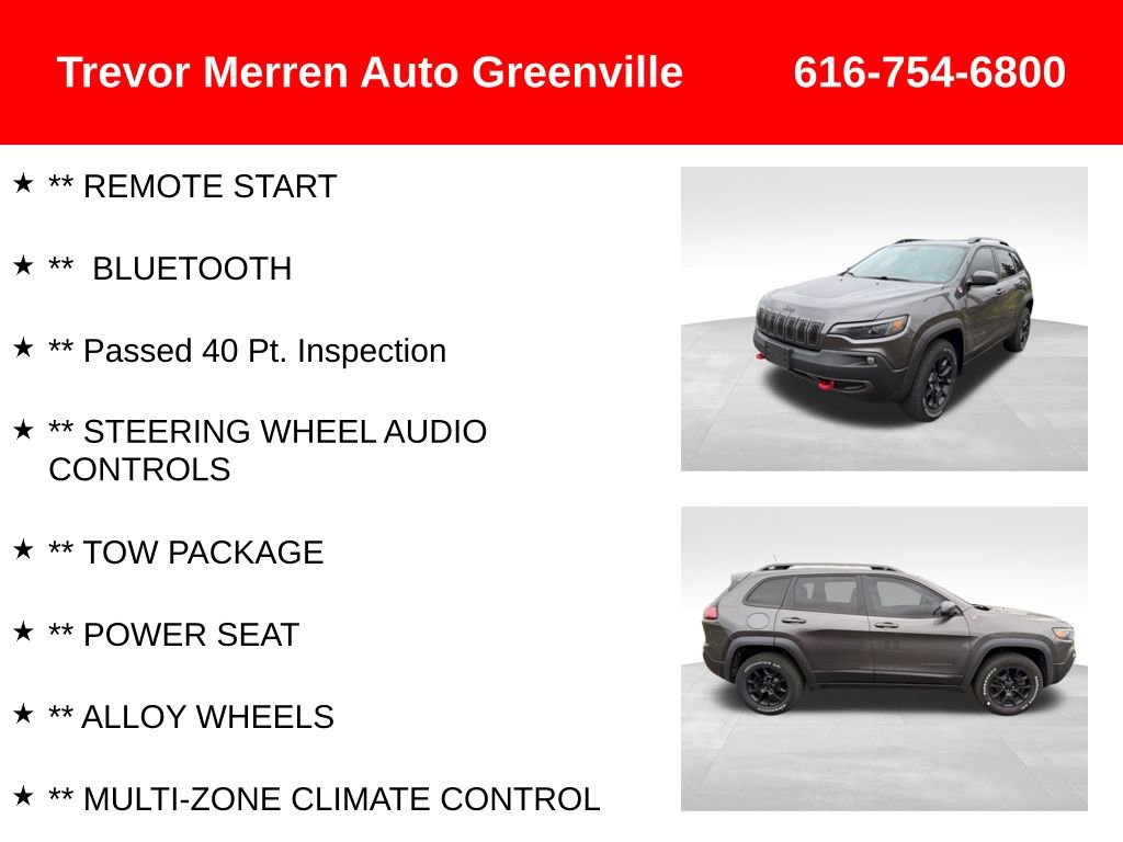 Used 2020 Jeep Cherokee Trailhawk w/ Comfort & Convenience Group image 13