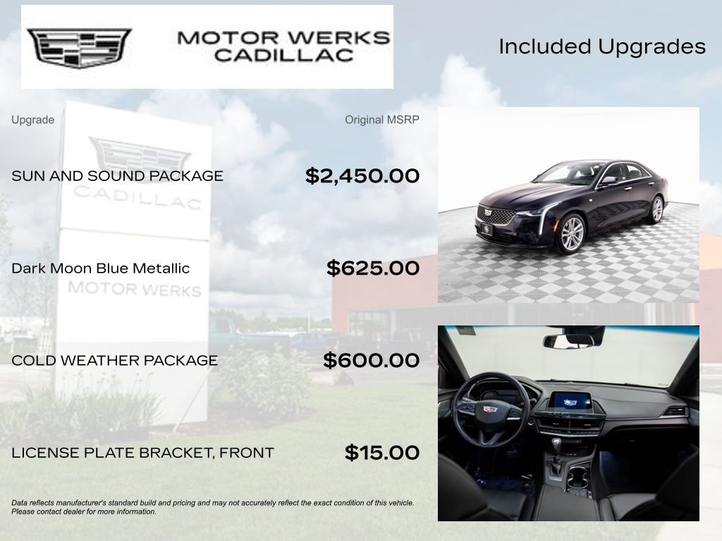 Certified 2021 Cadillac CT4 Luxury w/ Sun And Sound Package image 4