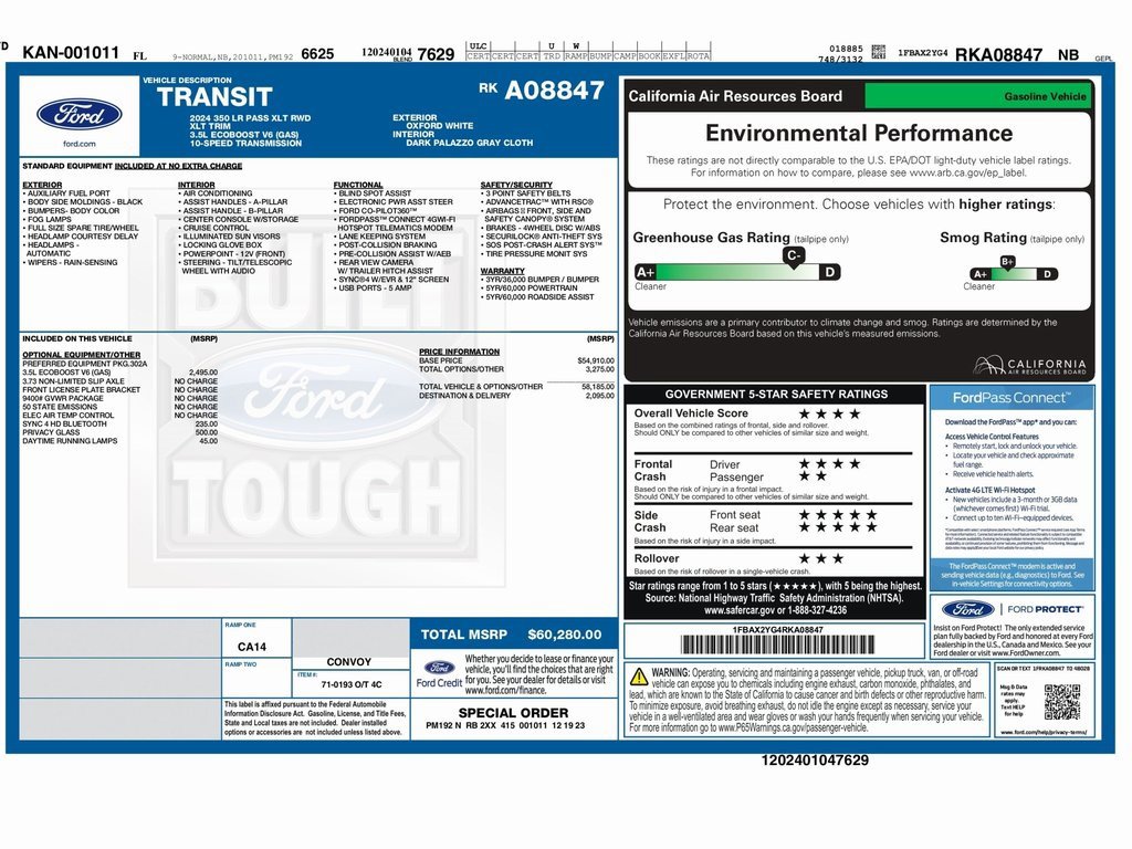 Used 2024 Ford Transit 350 XLT image 2