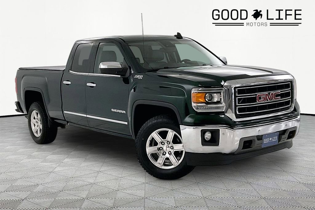 Used 2015 GMC Sierra 1500 SLT w/ Driver Alert Package AWD/4WD image 1