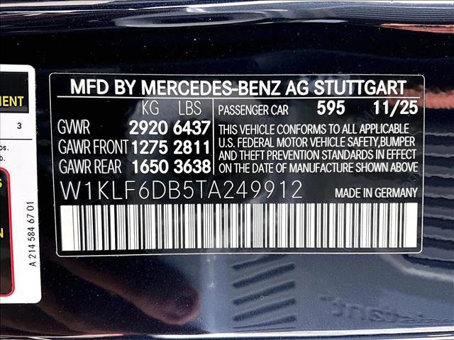 New 2026 Mercedes-Benz E 53 AMG e 4MATIC Sedan image 15