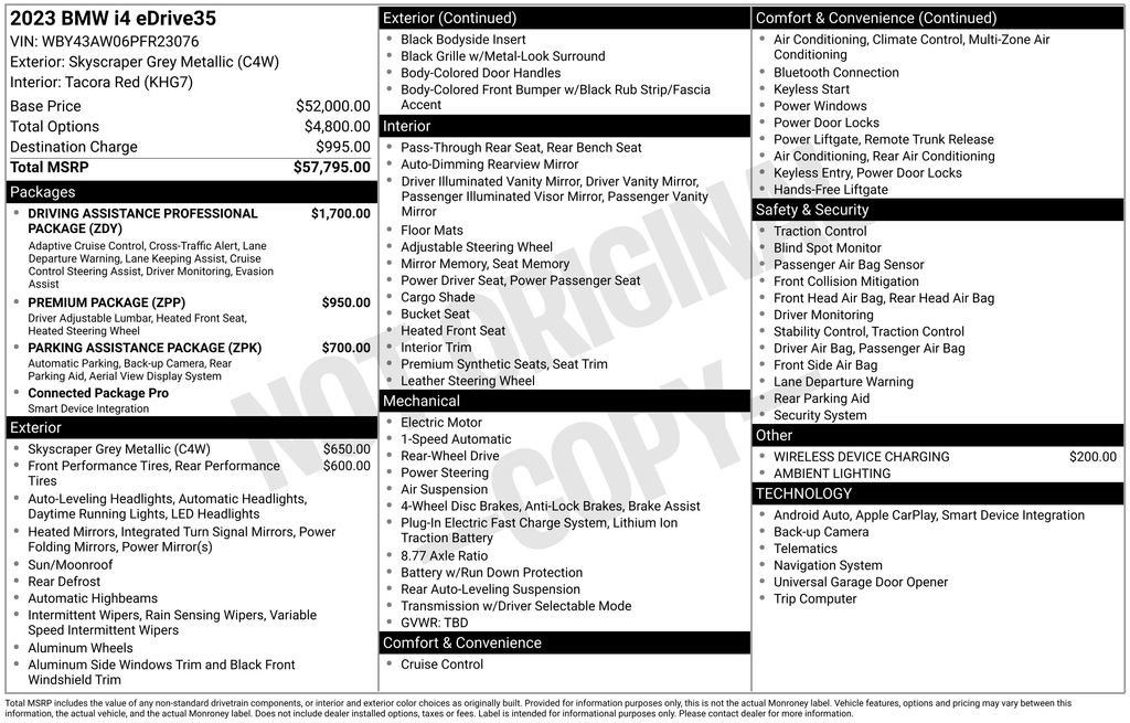 Used 2023 BMW i4 eDrive35 image 33
