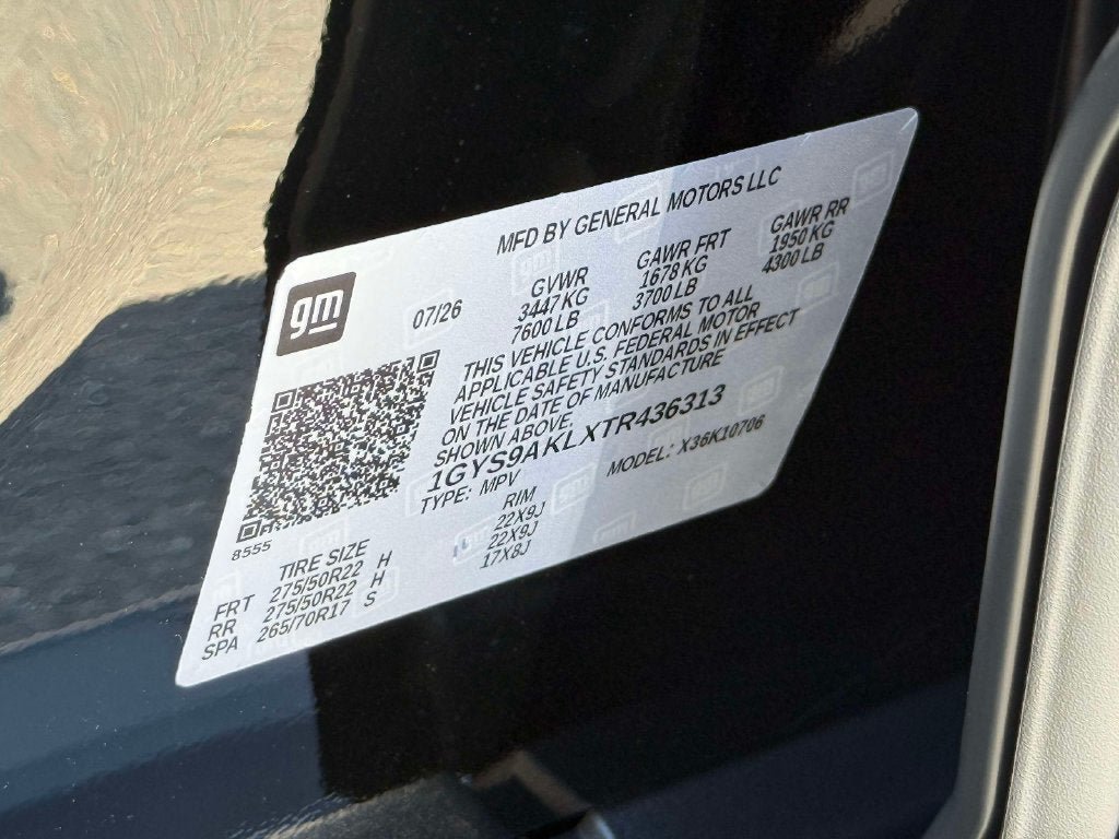 New 2026 Cadillac Escalade 4WD w/ LPO, Floor Liner Package image 25